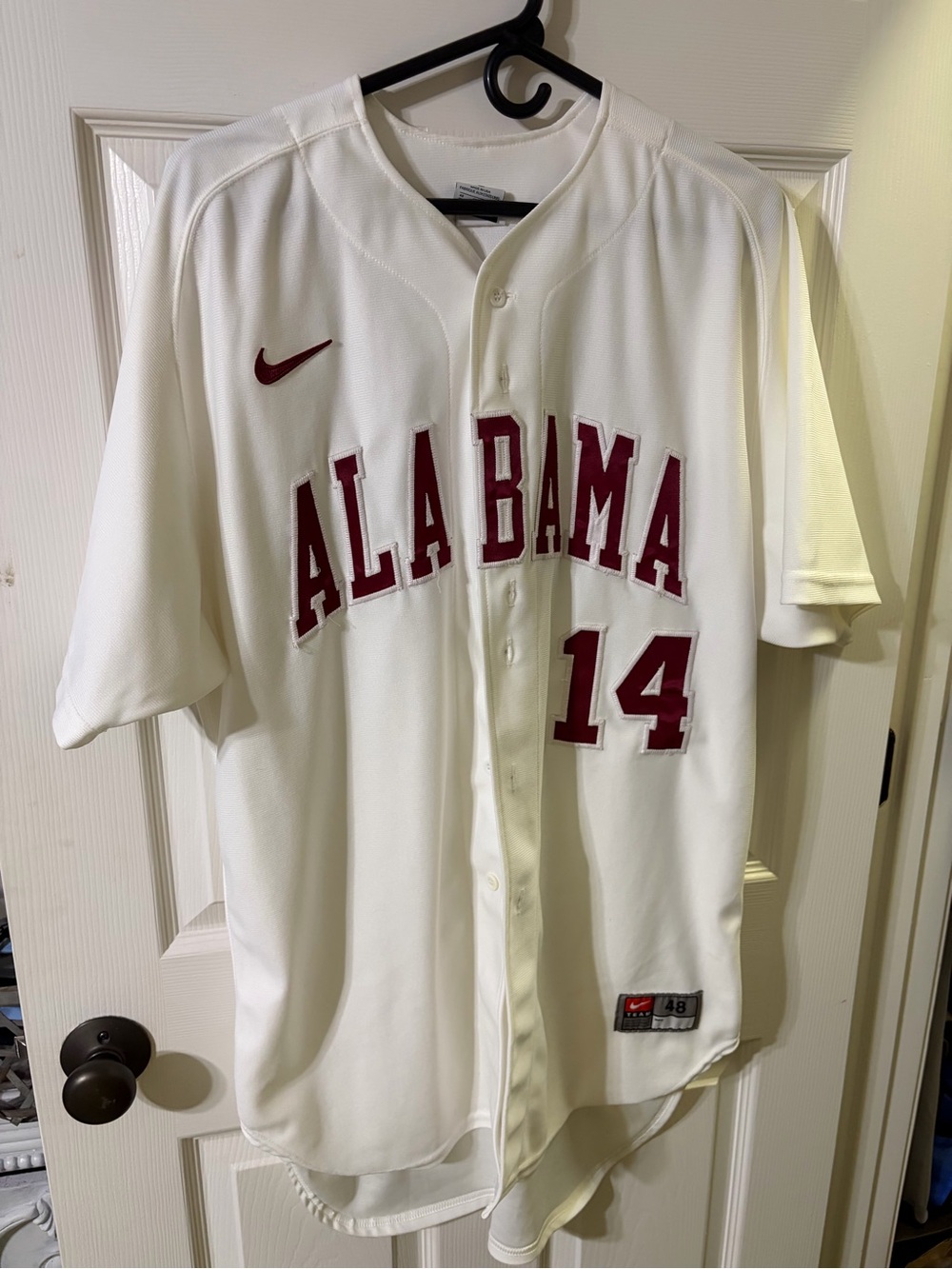 University of Alabama embroidered jersey Roll Tide Bama Crimson Tide